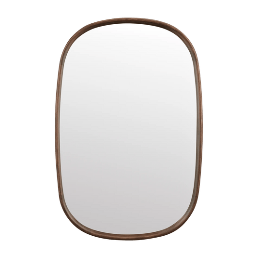 Oval Walnut Mirror