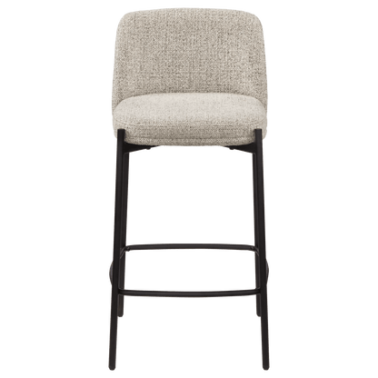 Fabric and Metal Bar Stool