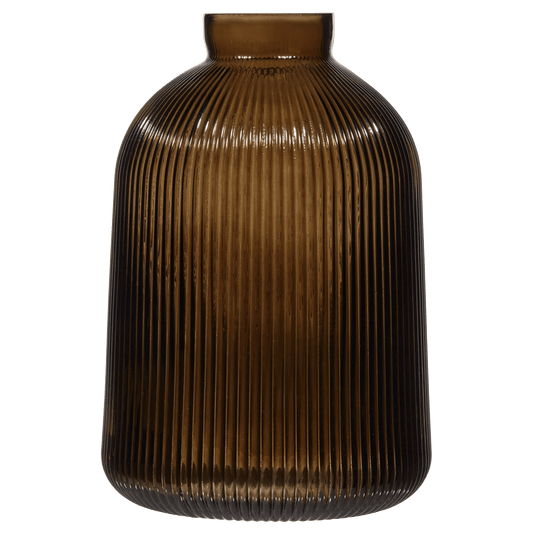 Ribbed Glass Table Vase