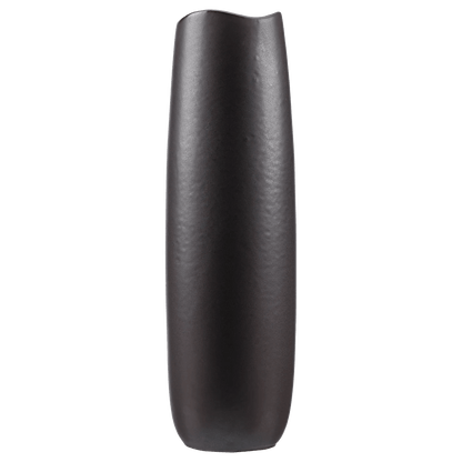 Uneven Black Vase