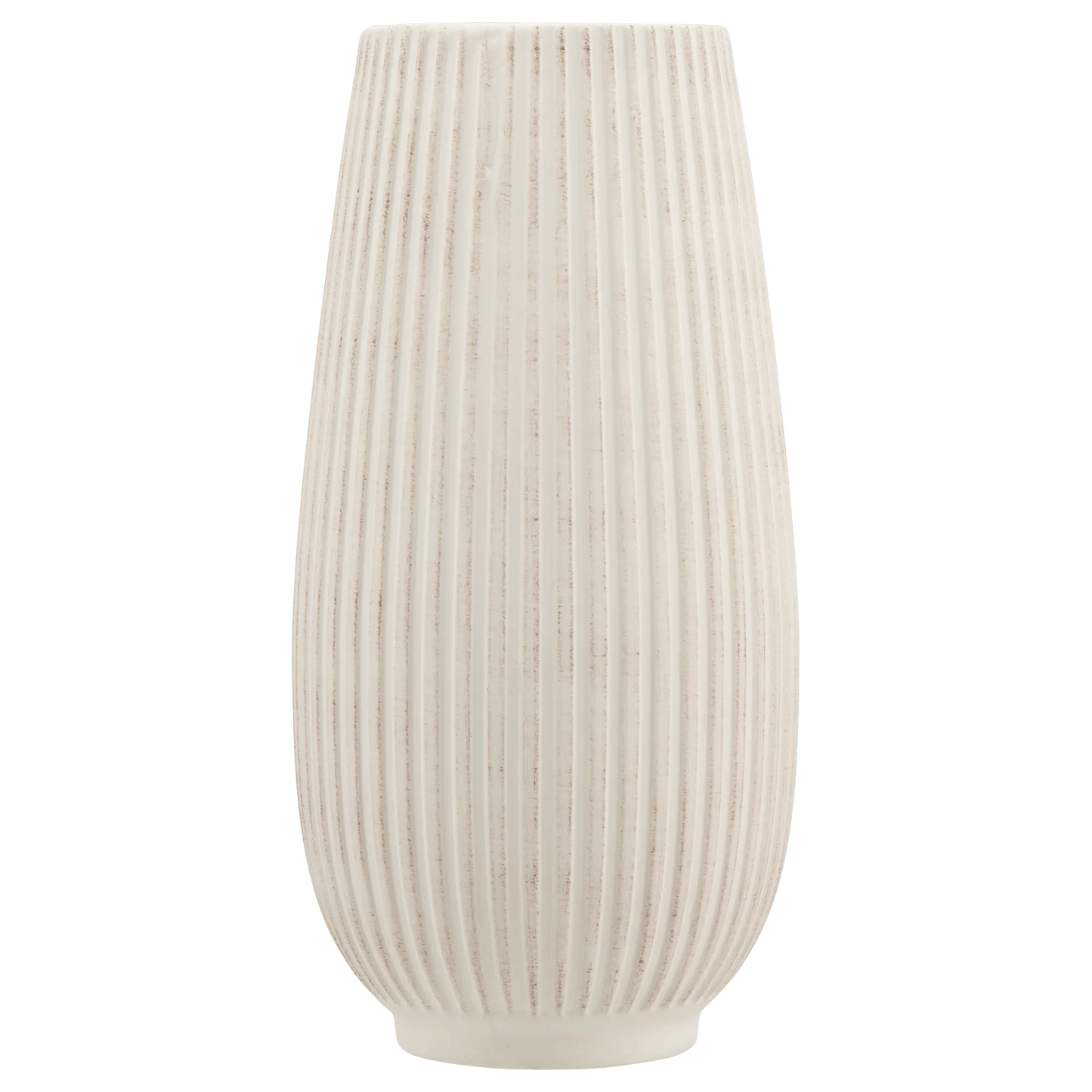 Ribbed Ceramic Table Vase