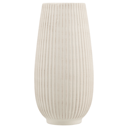Ribbed Ceramic Table Vase