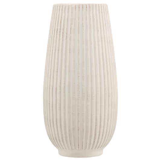 Ribbed Ceramic Table Vase