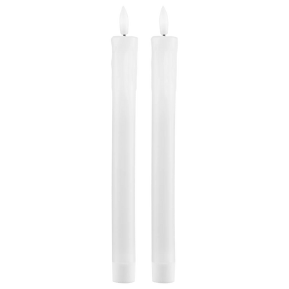 Set of 2 Flameless Taper Candles