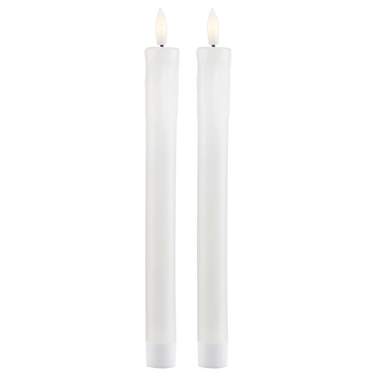 Set of 2 Flameless Taper Candles