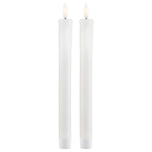 Set of 2 Flameless Taper Candles