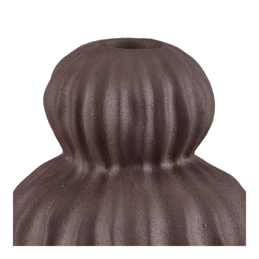 Ceramic Ribbed Taper Candle Holder