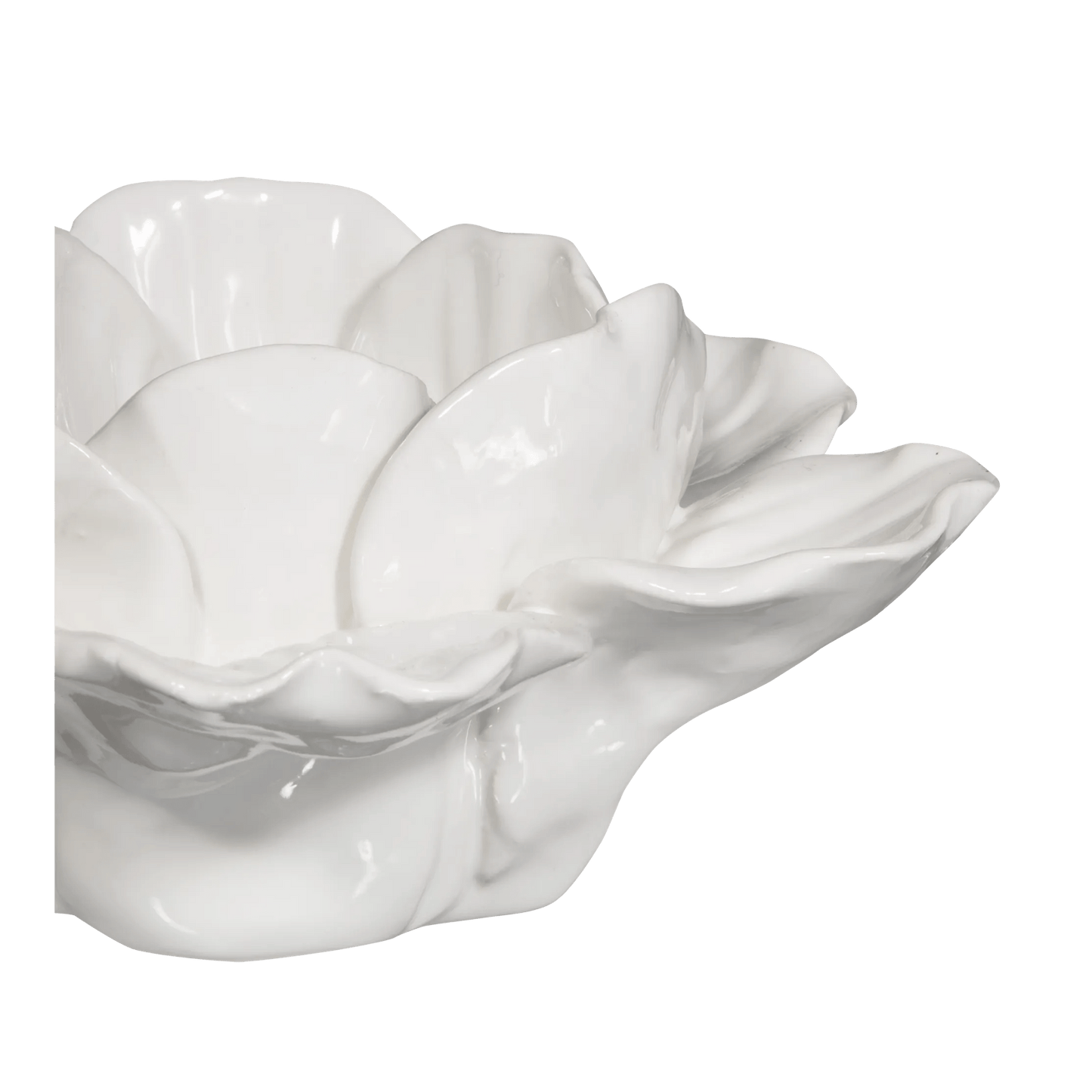 Ceramic Flower Taper Candle Holder