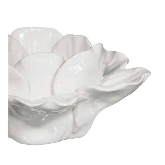 Ceramic Flower Taper Candle Holder