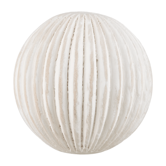 White Wood Deco Ball