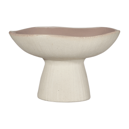 Round Ceramic Tray with Stand