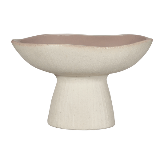 Round Ceramic Tray with Stand