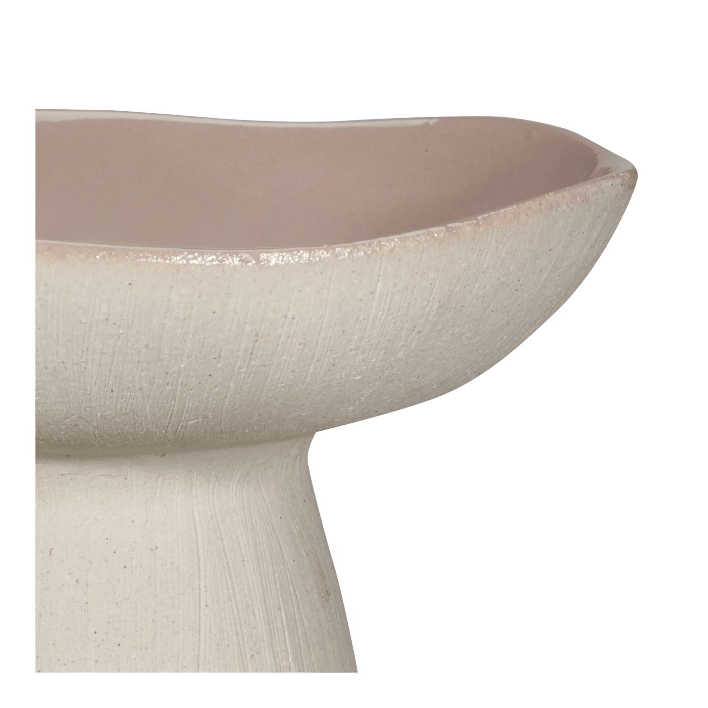 Round Ceramic Tray with Stand