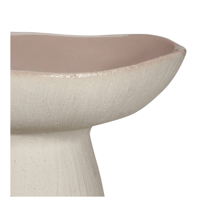 Round Ceramic Tray with Stand