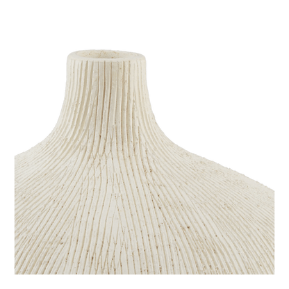 Textured Round Ceramic Vase