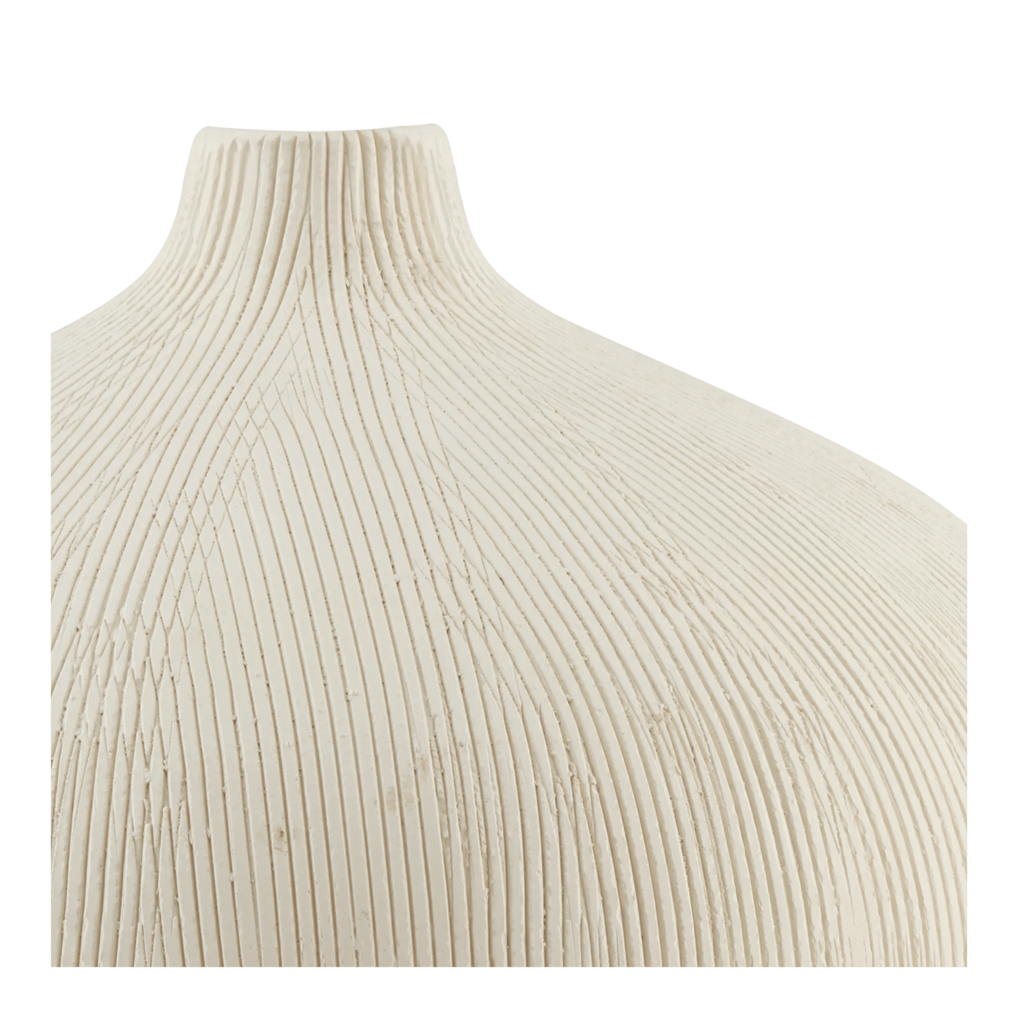 Low and Wide Ceramic Vase