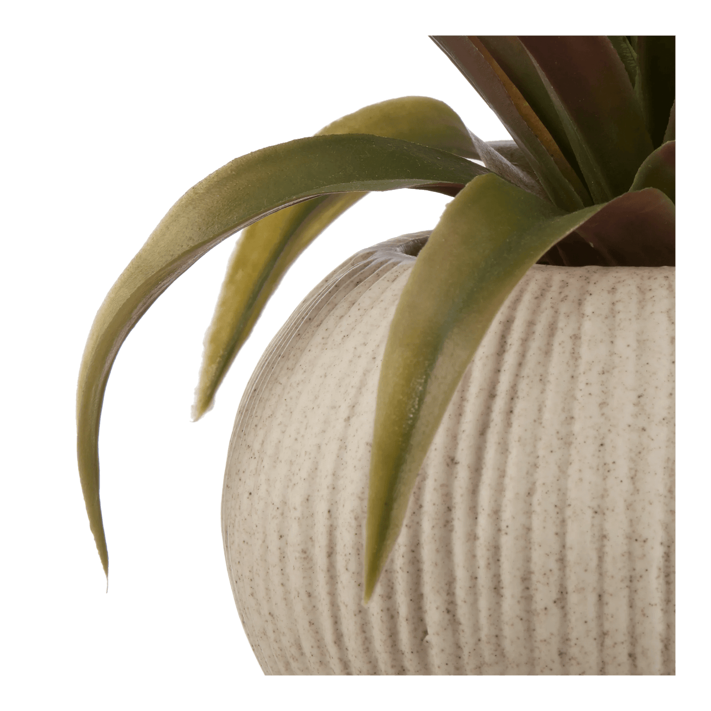 Artificial Agave Plant in Ribbed Pot