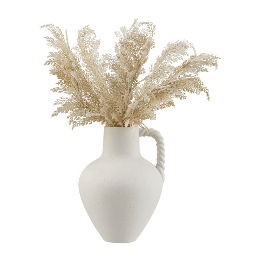 Pampas in Vase With Handle