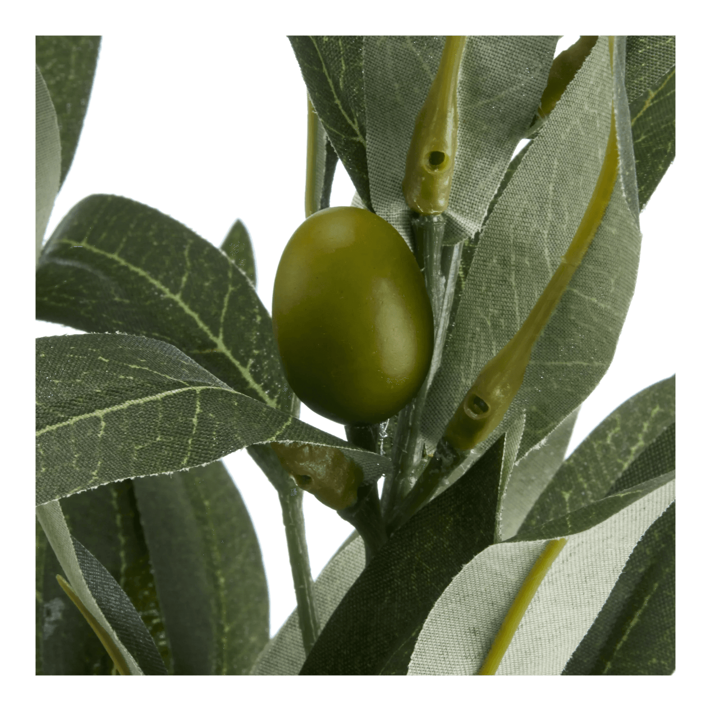 Artificial Olive Tree in Ceramic Vase