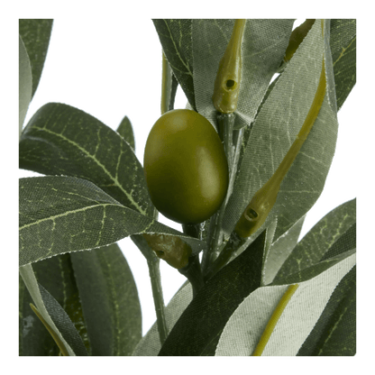 Artificial Olive Tree in Ceramic Vase
