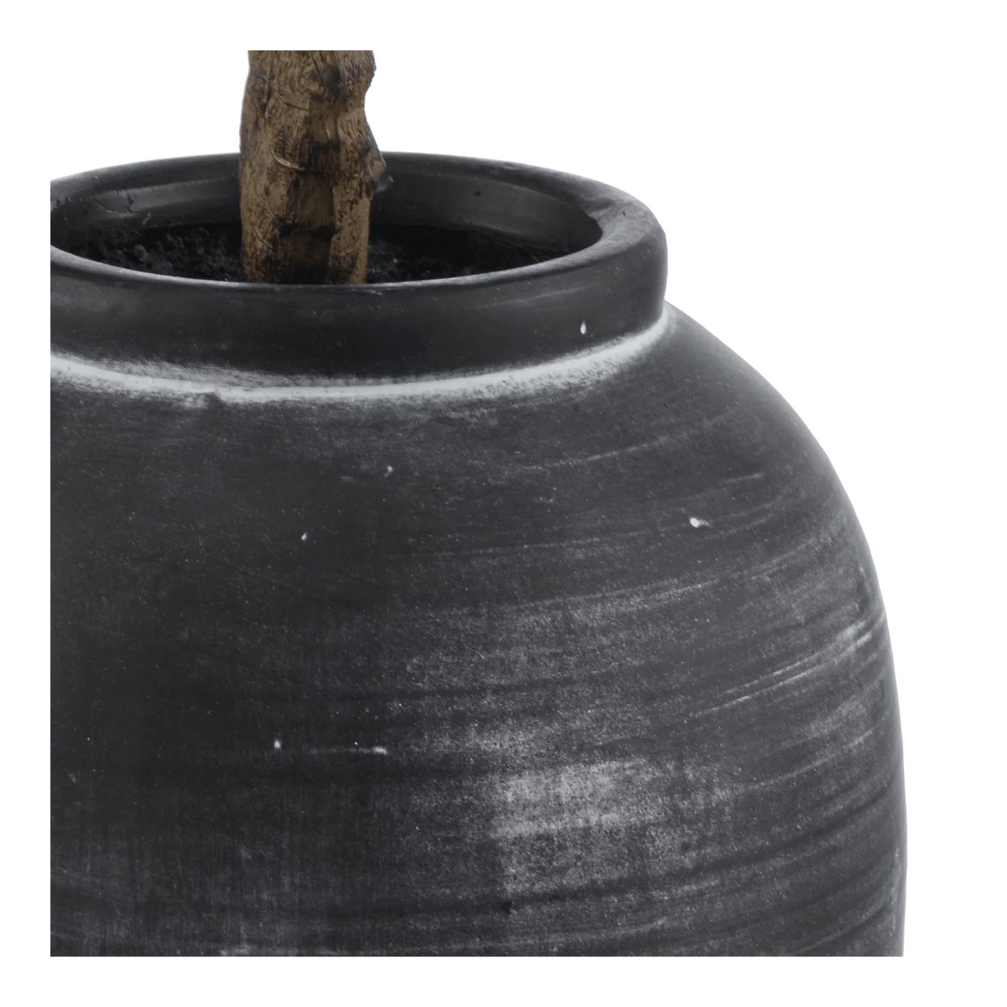 Artificial Olive Tree in Ceramic Vase