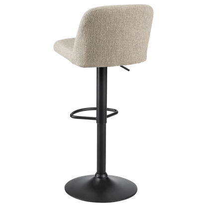 Adjustable Fabric and Metal Barstool