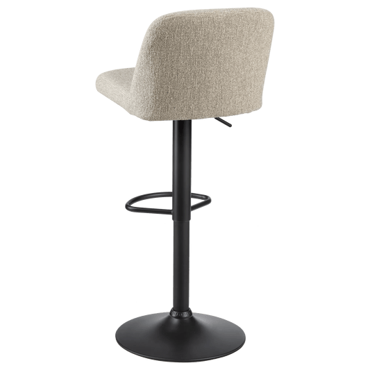 Adjustable Fabric and Metal Barstool