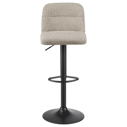 Adjustable Fabric and Metal Barstool