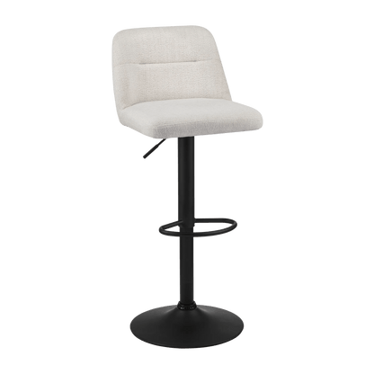 Adjustable Fabric and Metal Barstool