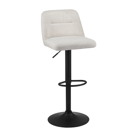 Adjustable Fabric and Metal Barstool