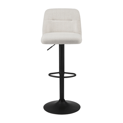 Adjustable Fabric and Metal Barstool