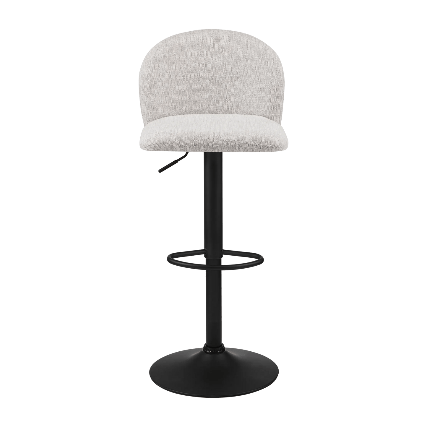 Adjustable Fabric and Metal Bar Stool
