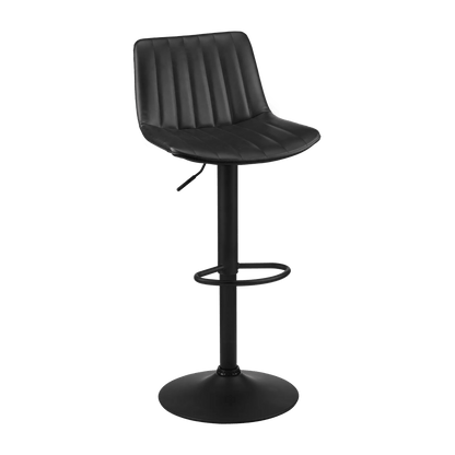 Adjustable Barstool with Stitched PU