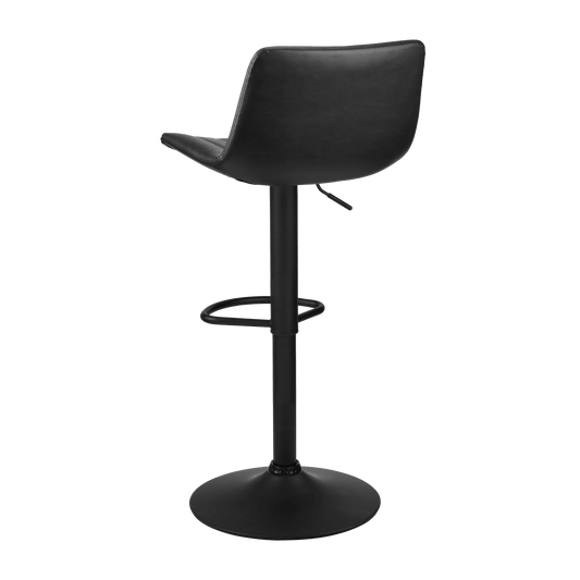 Adjustable Barstool with Stitched PU