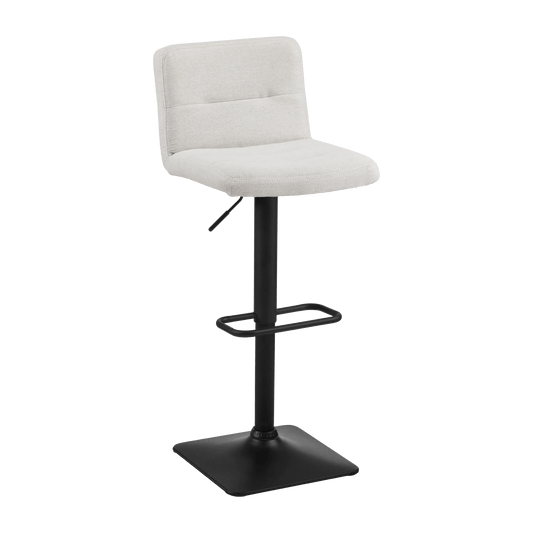 Adjustable Metal and Fabric Barstool