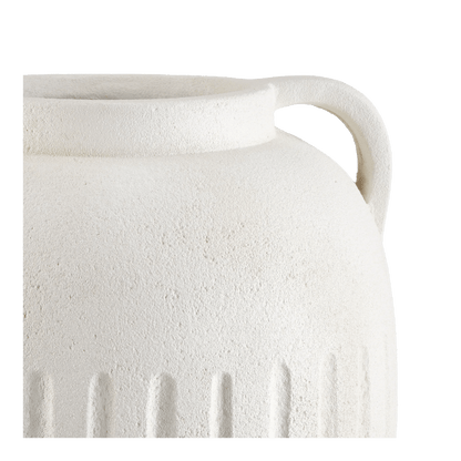 Large Floor Vase with Handles