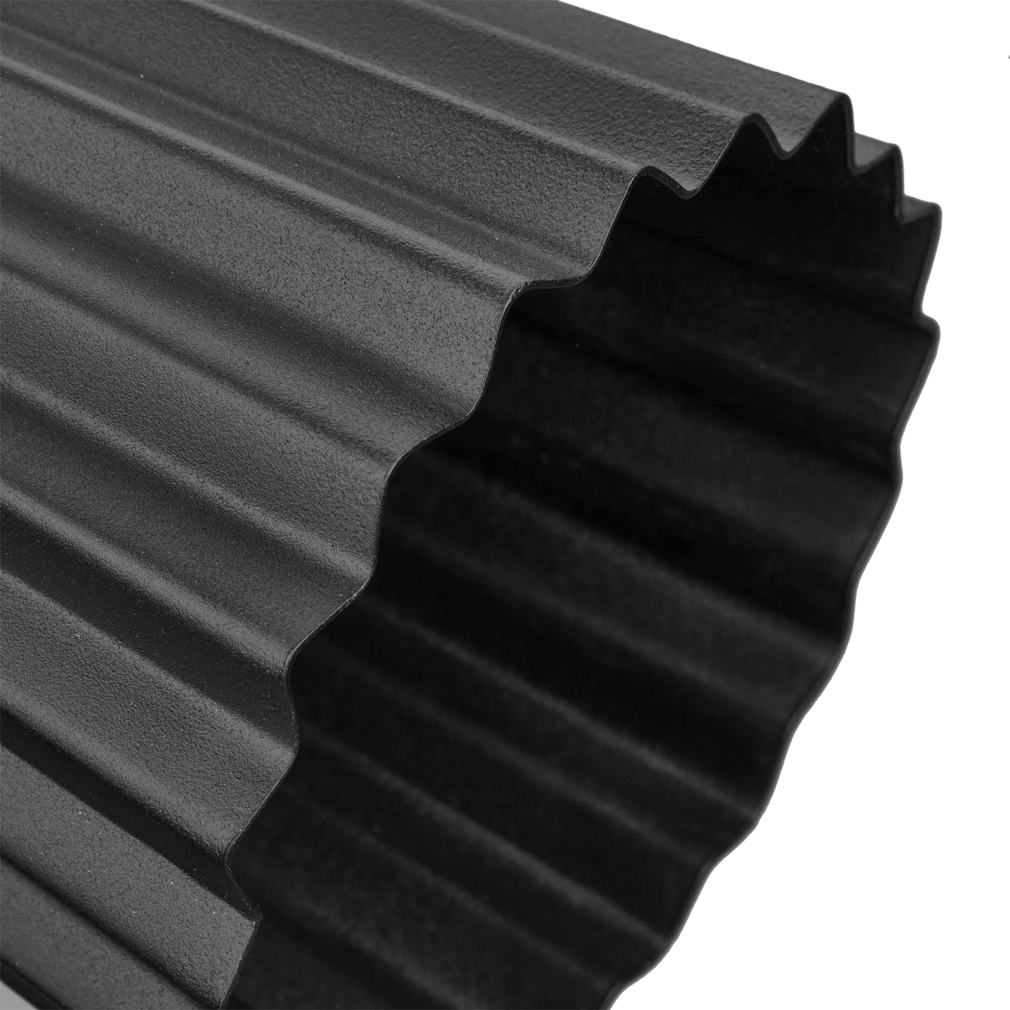 Black Ribbed Table Lamp