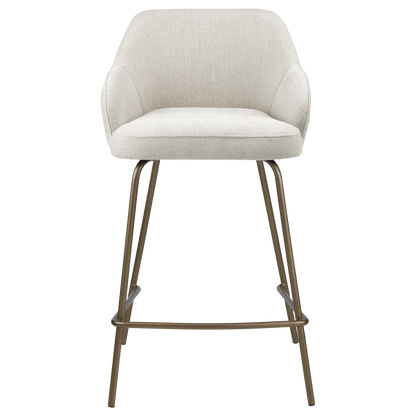 Neutral Fabric Bar Stool