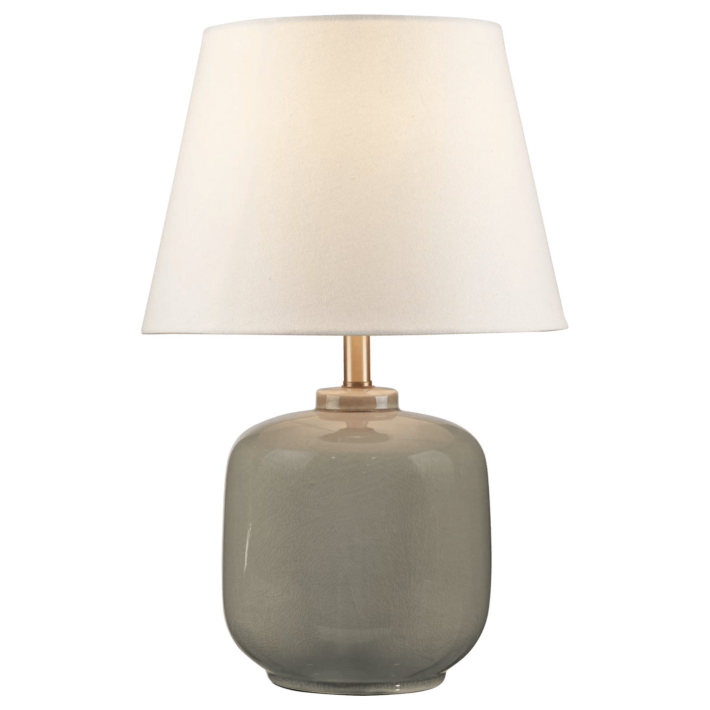 Ceramic Table Lamp in Soft Green