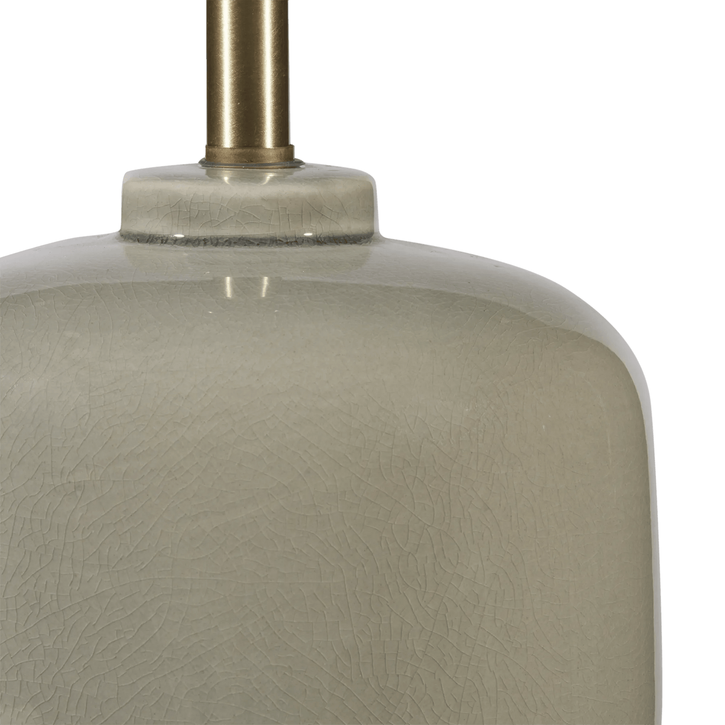 Ceramic Table Lamp in Soft Green