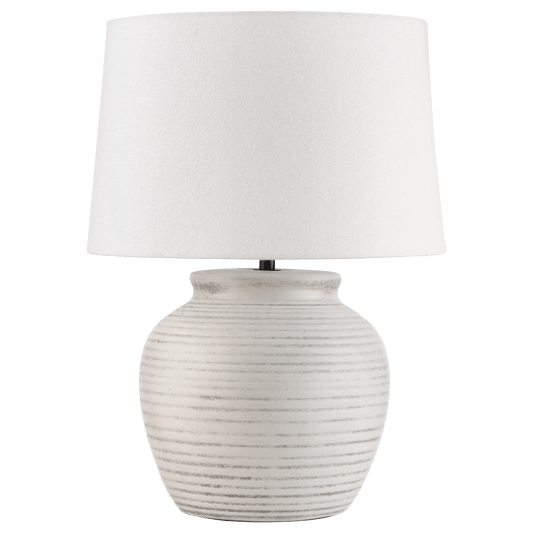 Round Ceramic Table Lamp