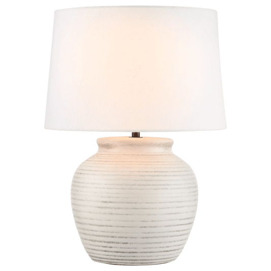 Round Ceramic Table Lamp