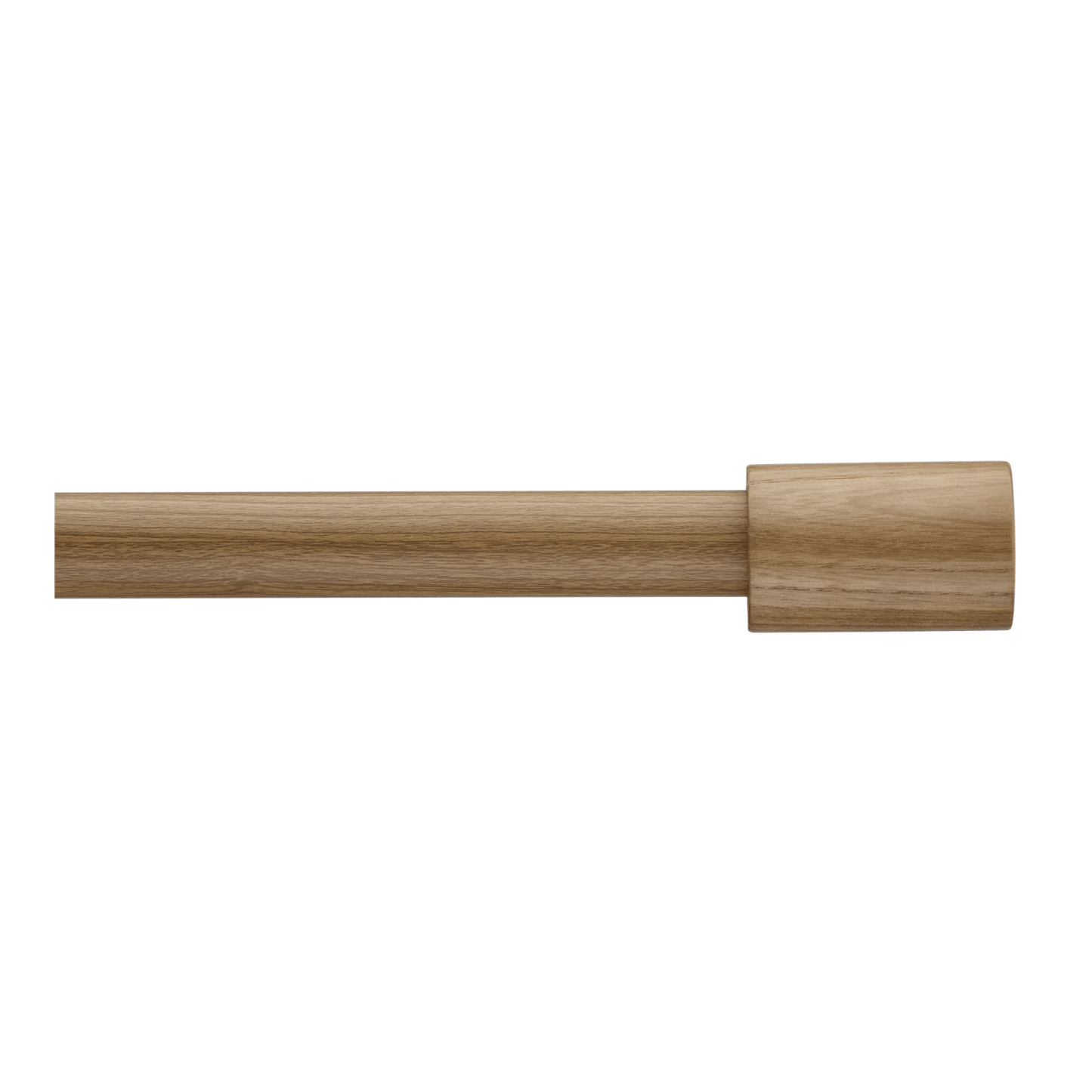 Wood-Effect Cylindrical Decorative Pole
