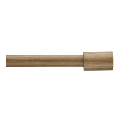 Wood-Effect Cylindrical Decorative Pole