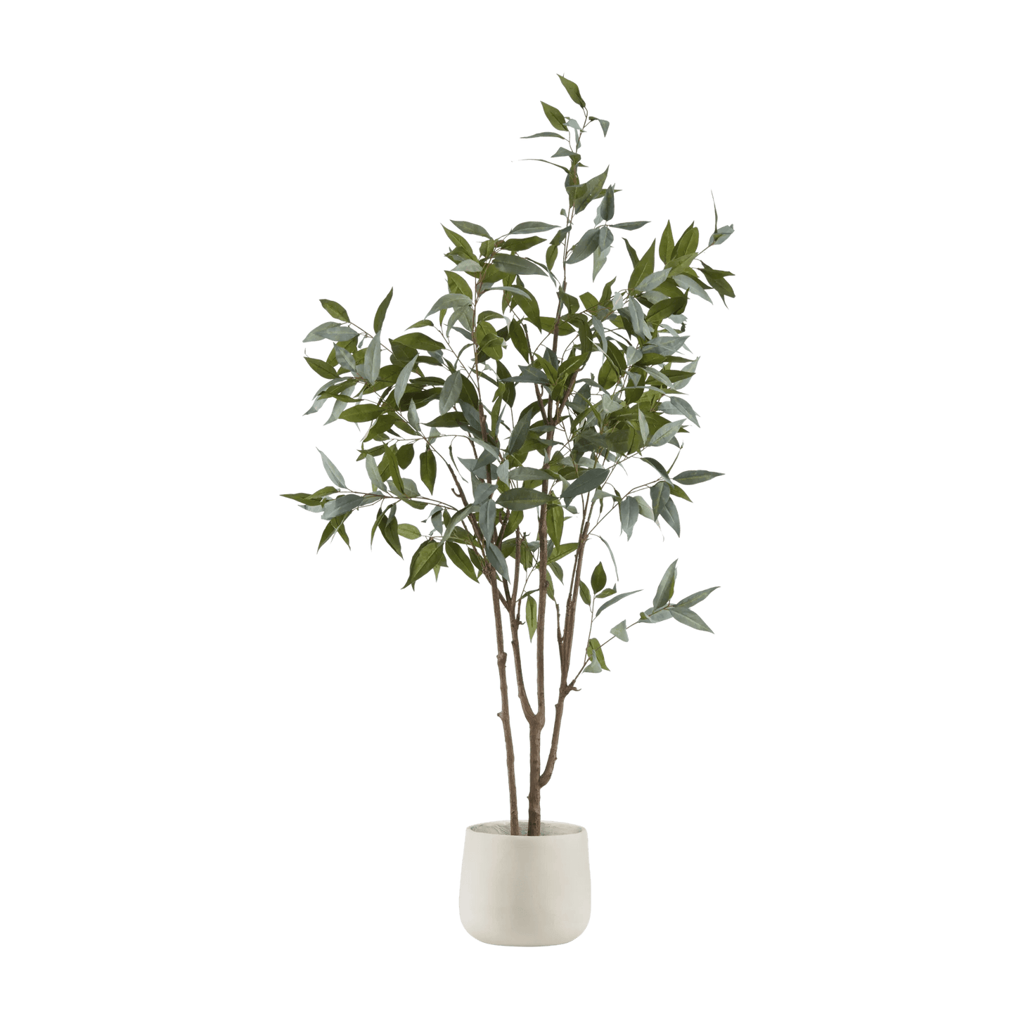 Artificial olive tree with cement pot