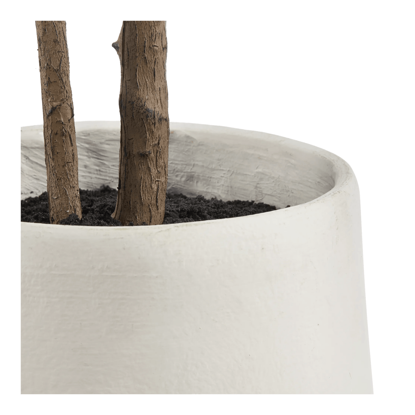 Artificial olive tree with cement pot