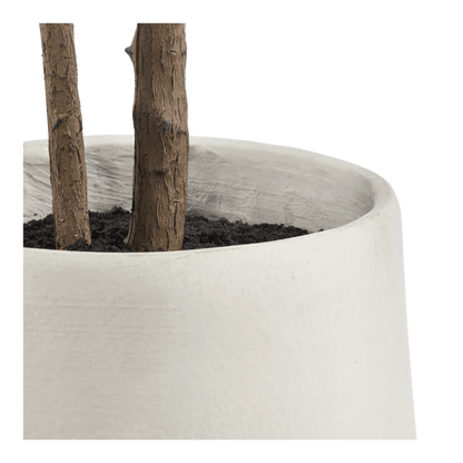 Artificial olive tree with cement pot