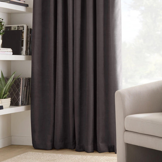 Charcoal Emile Panel Curtain
