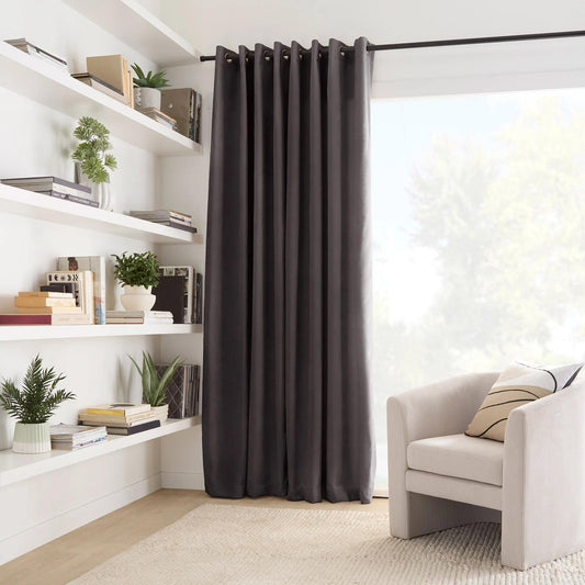 Charcoal Emile Panel Curtain