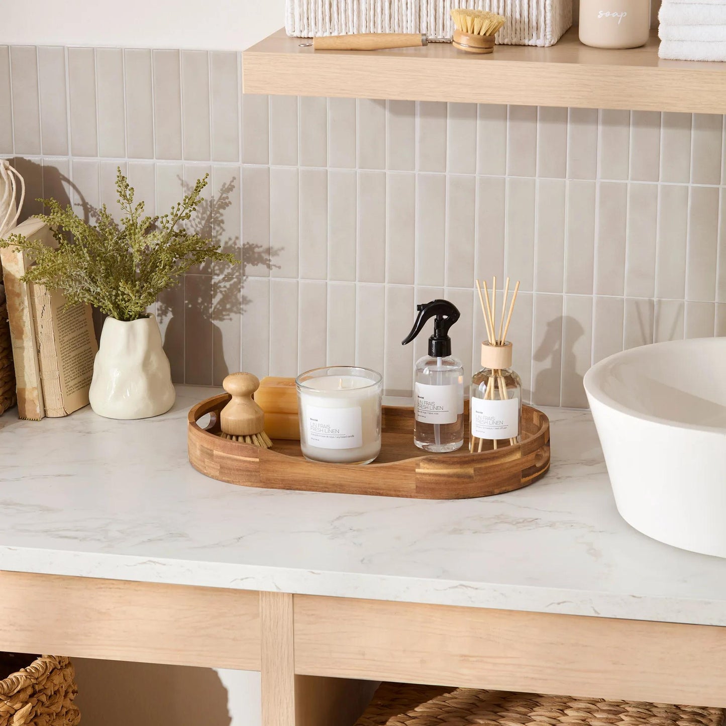 Oval Wood Tray